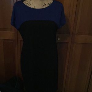 Chico’s royal blue/black dress